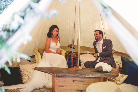 Tent wedding