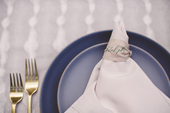 Ribbon place card Inspiration