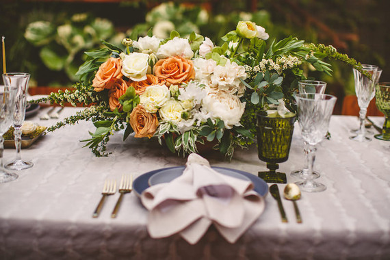 Romantic tablescape