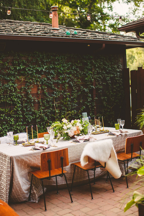 Romantic tablescape