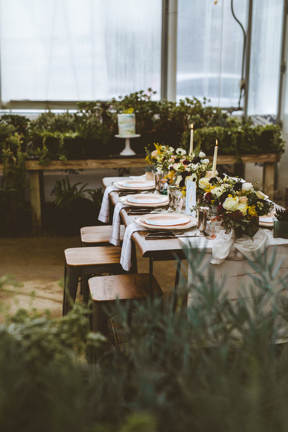 Greenhouse wedding inspiration