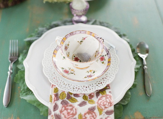 Spring tea party for little girls