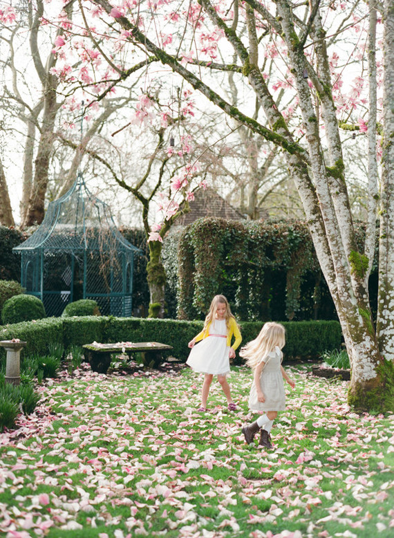 Spring tea party for little girls