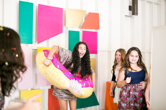 Modern, colorful Bat Mitzvah at the Lombardi House