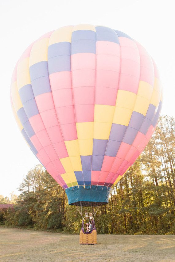 Hot air balloon anniversary