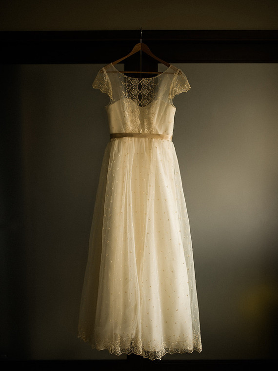 Davidâ€™s Bridal wedding dress