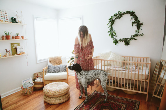 natural bohemian nursery Inspiration