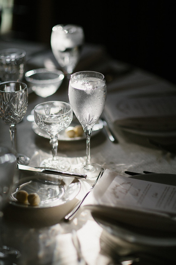 Elegant wedding reception