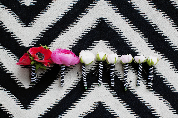 Anemone boutonnieres