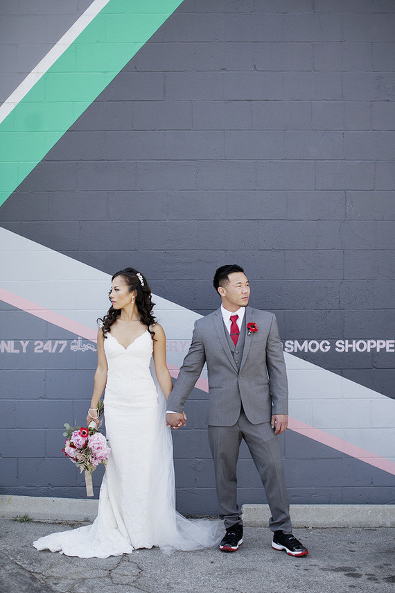 Whimsical Smog Shoppe wedding