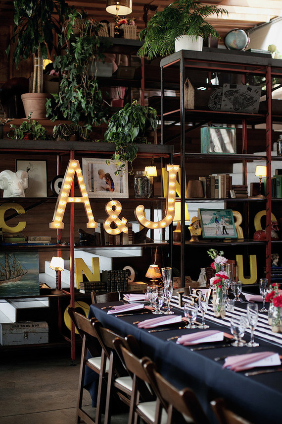 Whimsical Smog Shoppe wedding