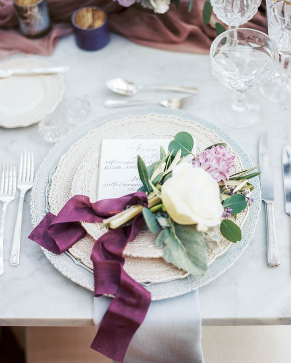 Elegant place setting Inspiration