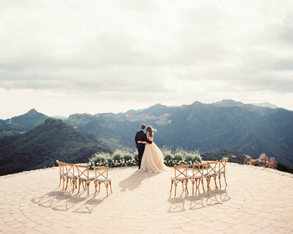 Romantic Malibu Rocky Oaks wedding inspiration