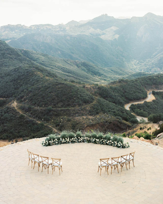 Romantic Malibu Rocky Oaks wedding inspiration