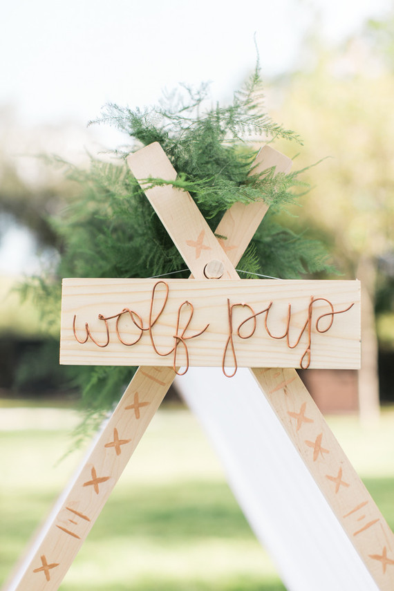 cute copper lettering