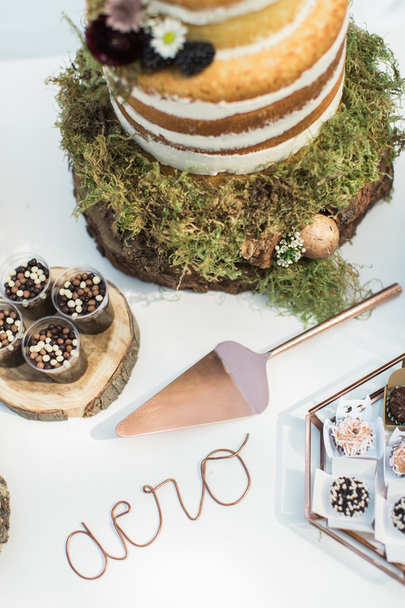 modern camp themed 1st birthday