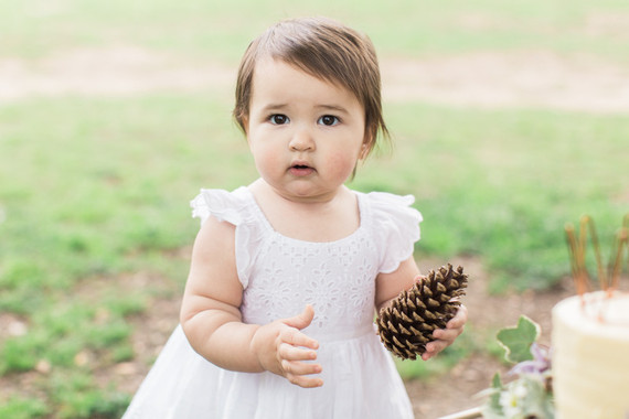 modern camp themed 1st birthday