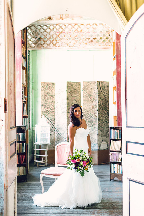 Summer bridal bouquet