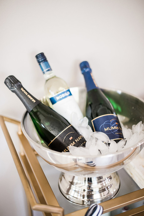 black and white baby shower