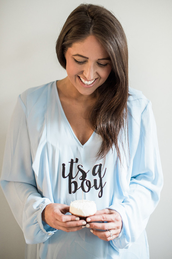 black and white baby shower