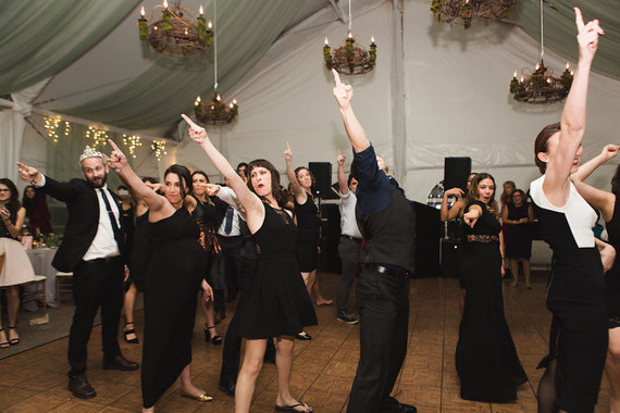 Fall woodland wedding