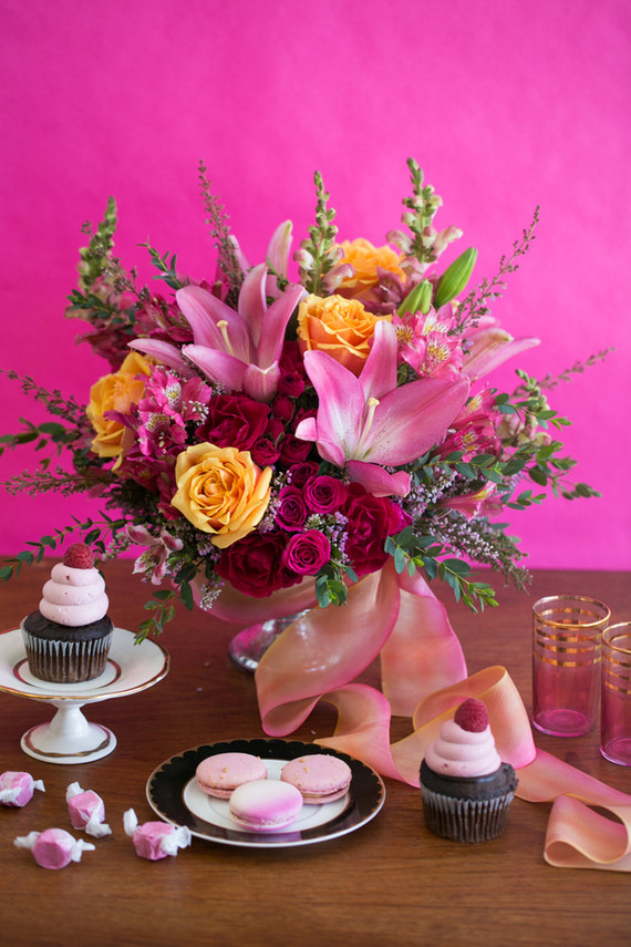 flowers and sweets