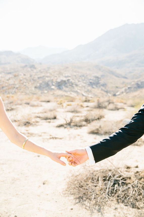 Bohemian desert wedding