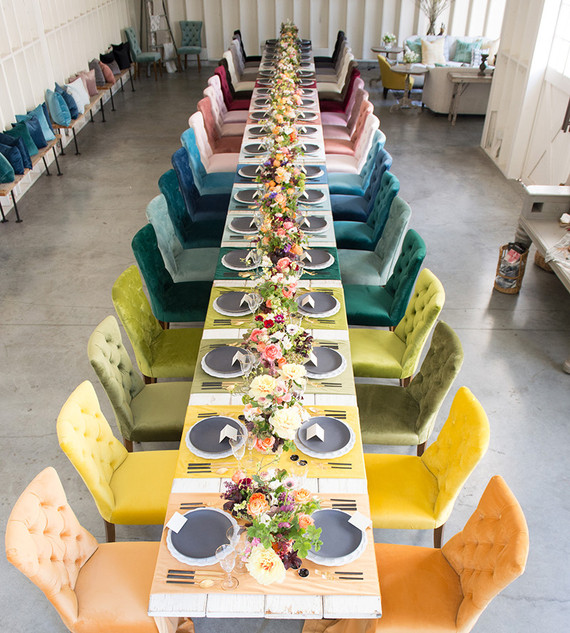 Colorful wedding inspiration Inspiration