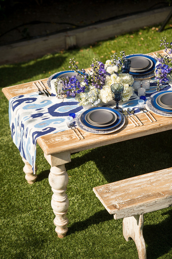 Outdoor tablescape
