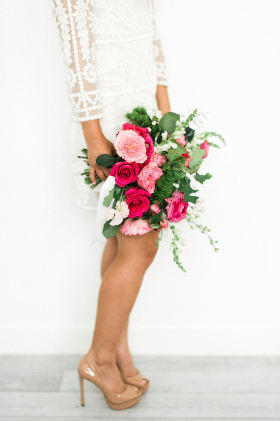 Bright pink bouquet