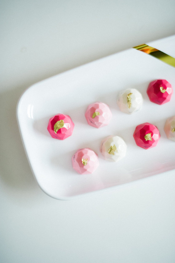 Hot pink and gold party ideas