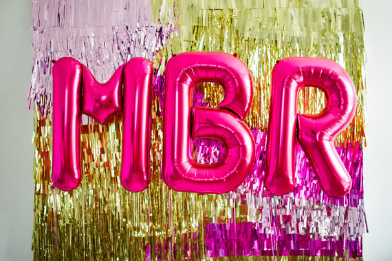 Hot pink and gold party ideas