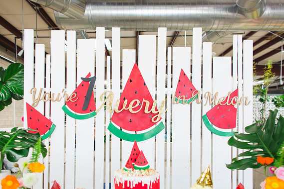 Watermelon 1st birthday party ideas