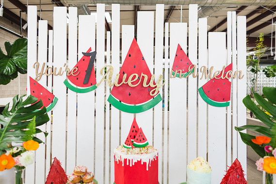 Watermelon 1st birthday party ideas