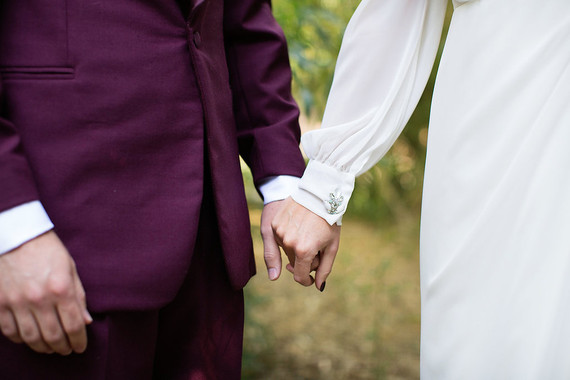 Purple grooms suit Inspiration