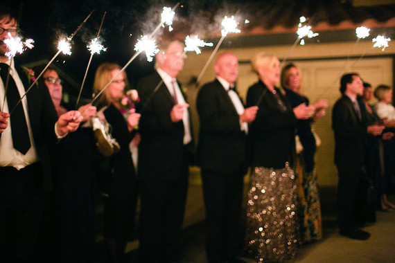 Sparkler send off