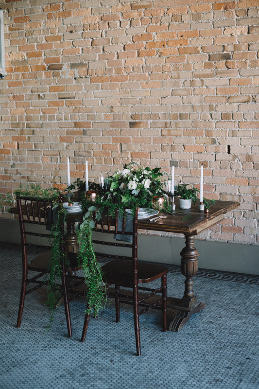 Green and copper wedding inspiration