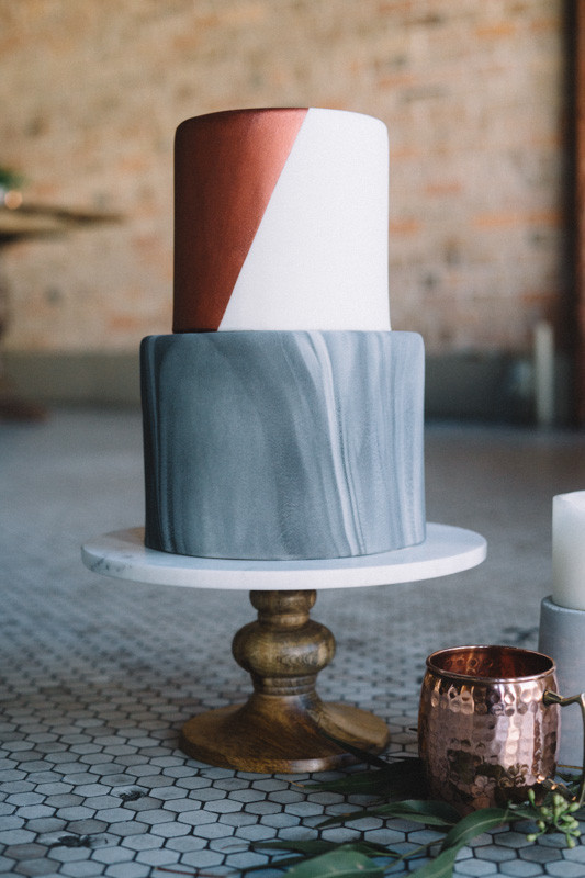 Green and copper wedding inspiration