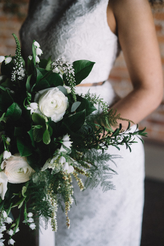 Green and copper wedding inspiration