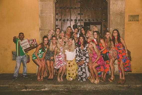 Show Me Your Mumu bachelorette party in Colombia Inspiration