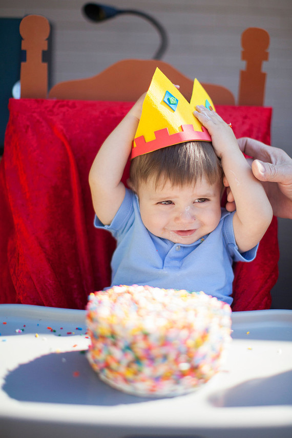 Colorful first birthday ideas