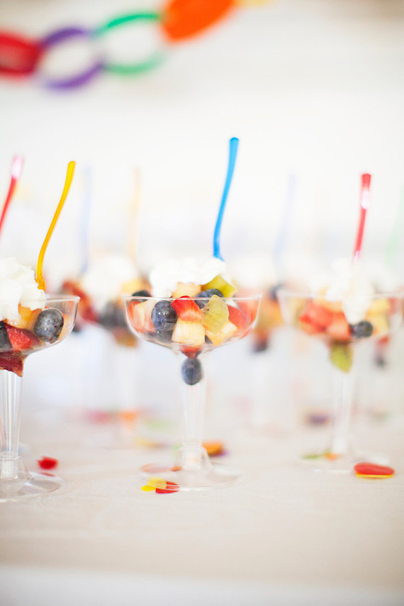 Colorful first birthday ideas