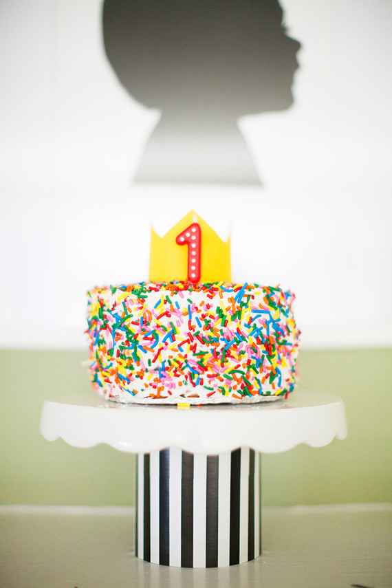 Colorful first birthday ideas