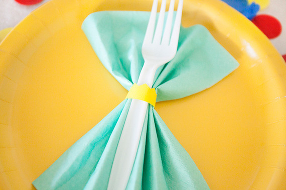 Colorful first birthday ideas
