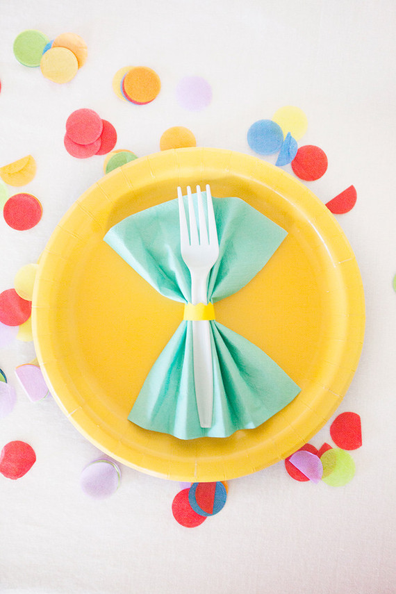 Colorful first birthday ideas