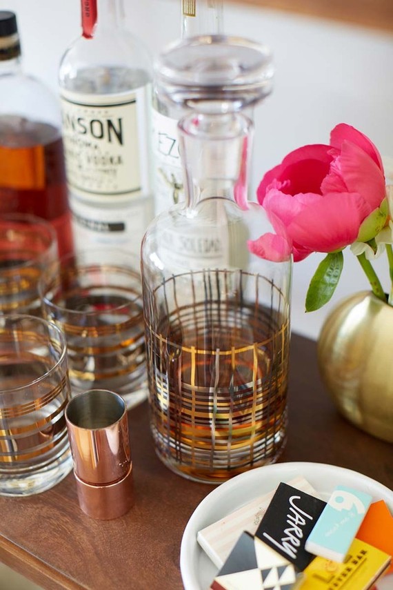 bar area in shelf