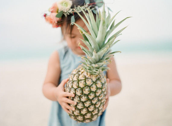Little girls with flower crowns