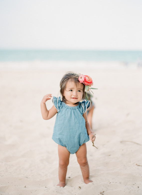 Little girls with flower crowns