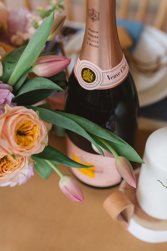 Blush and blue Mother's Day brunch Wedding Inspiration