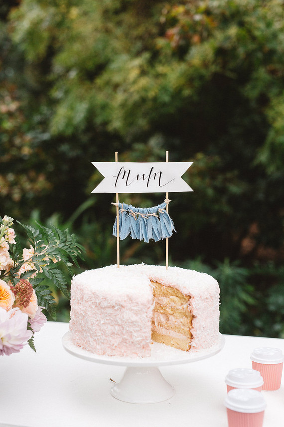 Blush and blue Mother's Day brunch Wedding Inspiration